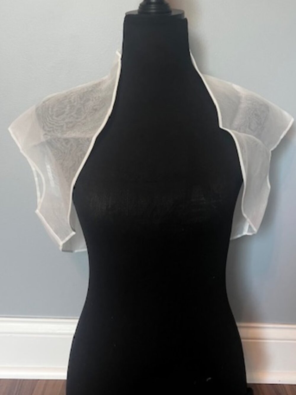 NWT Balero Bridal Short Sleeve Ivory Sheer Small Jacket